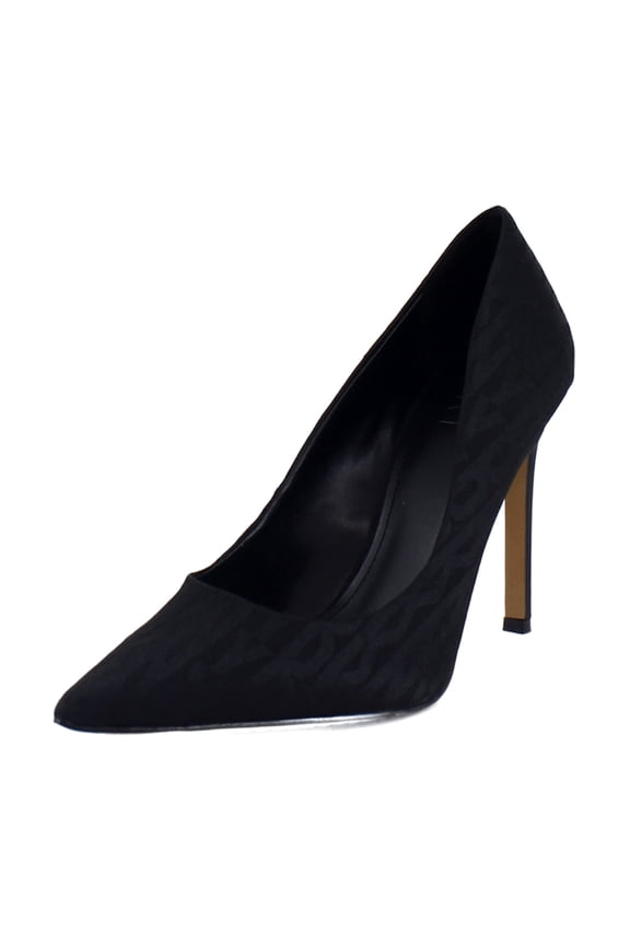 Mabi-High Pump Women's Heels Black/Black Combo Size 6.5 M