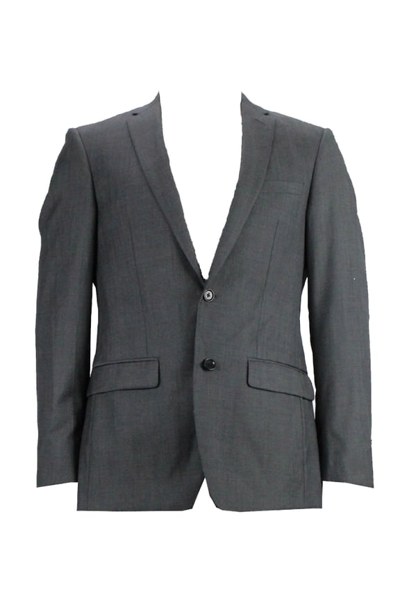 Men's Charcoal Slim Fit Jacket 38R