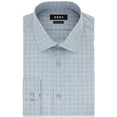 thumbnail image 1 of DKNY Men’s Classic/Regular Fit Stretch Check Dress Shirts, Pastel Blue, 16.5X32-33, 1 of 5