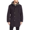 thumbnail image 1 of DKNY Men's Dickson 38 Inch Hooded Raincoat With Removable Sherpa Liner, 1 of 4