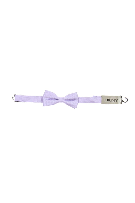 Men's Light Purple Dotted Pre-Tied Bow Tie