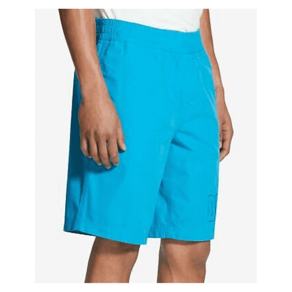 DKNY Men's Logo Print Shorts, Blue Danube, Size XXL, MSRP $79