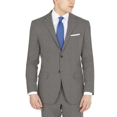 DKNY Men's Modern-Fit Stretch Suit Jacket (43R, Grey)