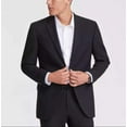 thumbnail image 1 of Dkny Mens Modern Fit 2 Piece Suit 42 R / 35 Waist Black Solid Stretch, 1 of 6