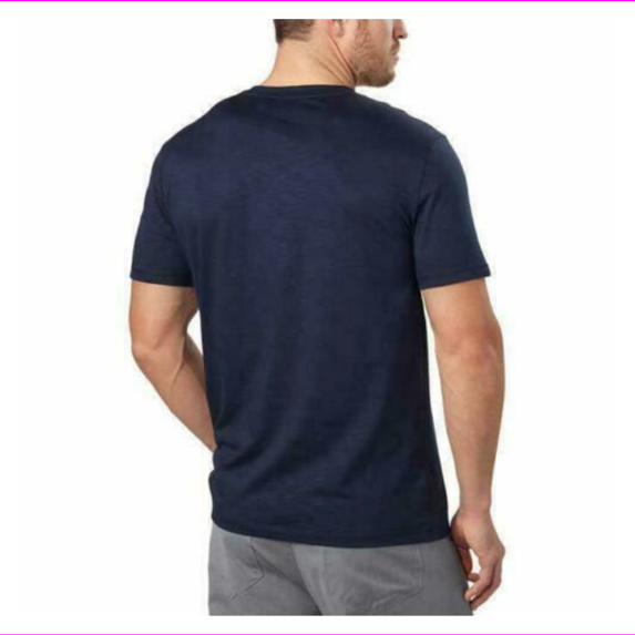 DKNY Men's Short Sleeve Crew Neck Classic Fit T-shirt L/Navy Blazer