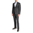 thumbnail image 1 of DKNY Men's Two-Piece Garment Wool Suit Blazer Pant Grey-Black Size 36Short 29W, 1 of 2