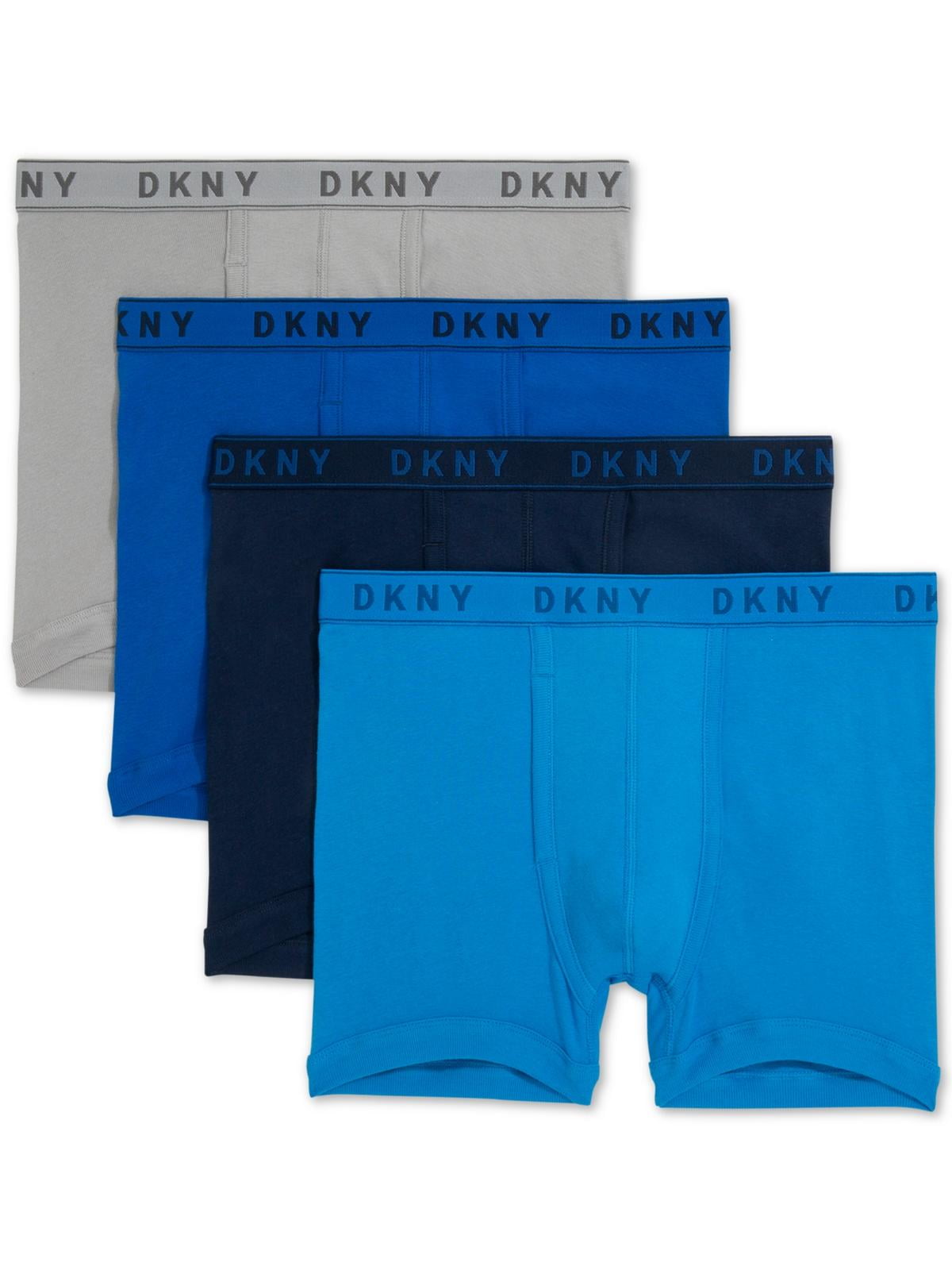 DKNY Mens 4 Pack Underwear Boxer Briefs