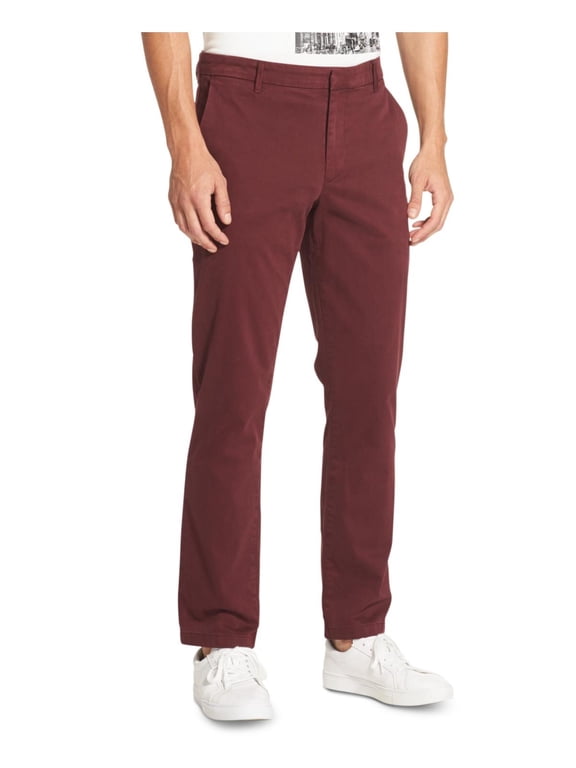 Mens Bedford Straight Leg Mid-Rise Chino Pants