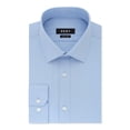 thumbnail image 1 of DKNY Mens Blue Check Collared Slim Fit Dress Shirt M 15.5- 32/33, 1 of 2