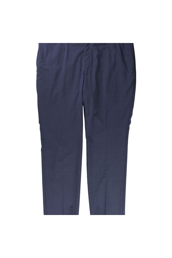 Mens Blue Fashion Dress Pants Slacks, Blue, 34W x 34L