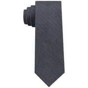 DKNY Mens Dot Slim Self-tied Necktie, Blue, One Size