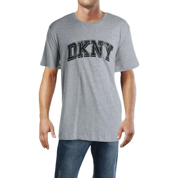 DKNY Mens Graphic Short Sleeve Logo T-Shirt