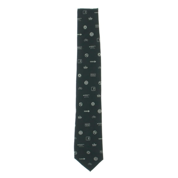 DKNY Mens Logo Professional Neck Tie