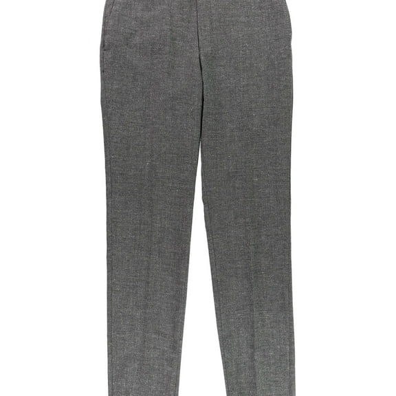 DKNY Mens Marled Dress Pants Slacks, Grey, 35W x 36L