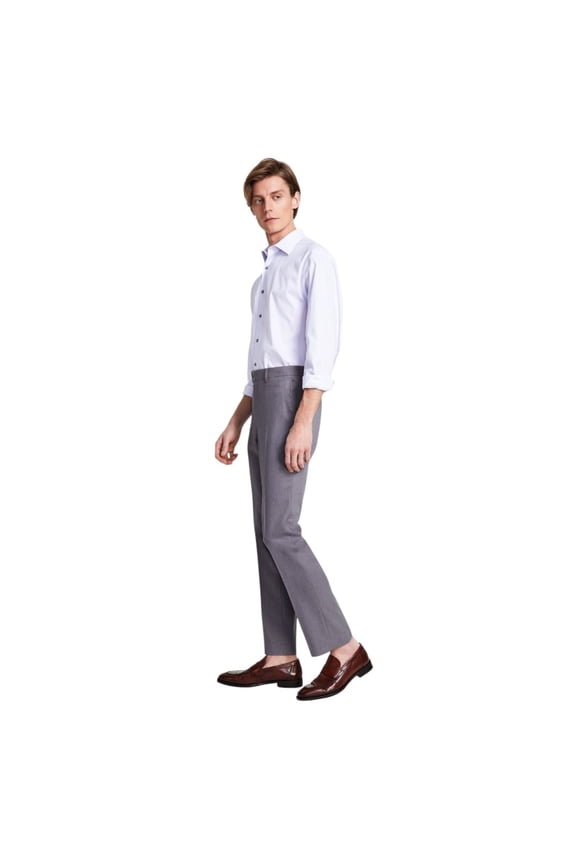 Mens Modern fit Dress Pants 30 / 30 Grey Solid