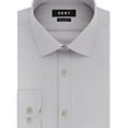 thumbnail image 1 of DKNY Mens Performance Button Down Dress Shirt, Grey, 17" Neck 34"-35" Sleeve, 1 of 1
