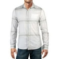 thumbnail image 1 of DKNY Mens Plaid Collared Button-Down Shirt, 1 of 2