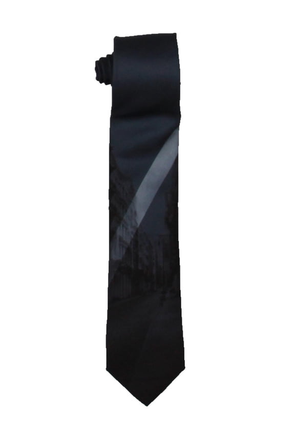 Mens Silk Street Printed Neck Tie