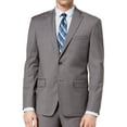 thumbnail image 1 of DKNY Mens Stretch Two Button Blazer Jacket, Grey, 36 Short, 1 of 3