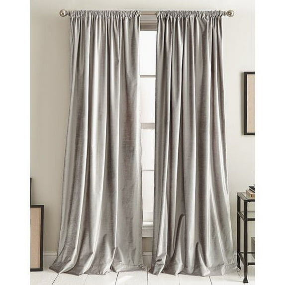 DKNY Modern Knotted Solid Color Blackout Rod Pocket Panel Pair (Set of 2)