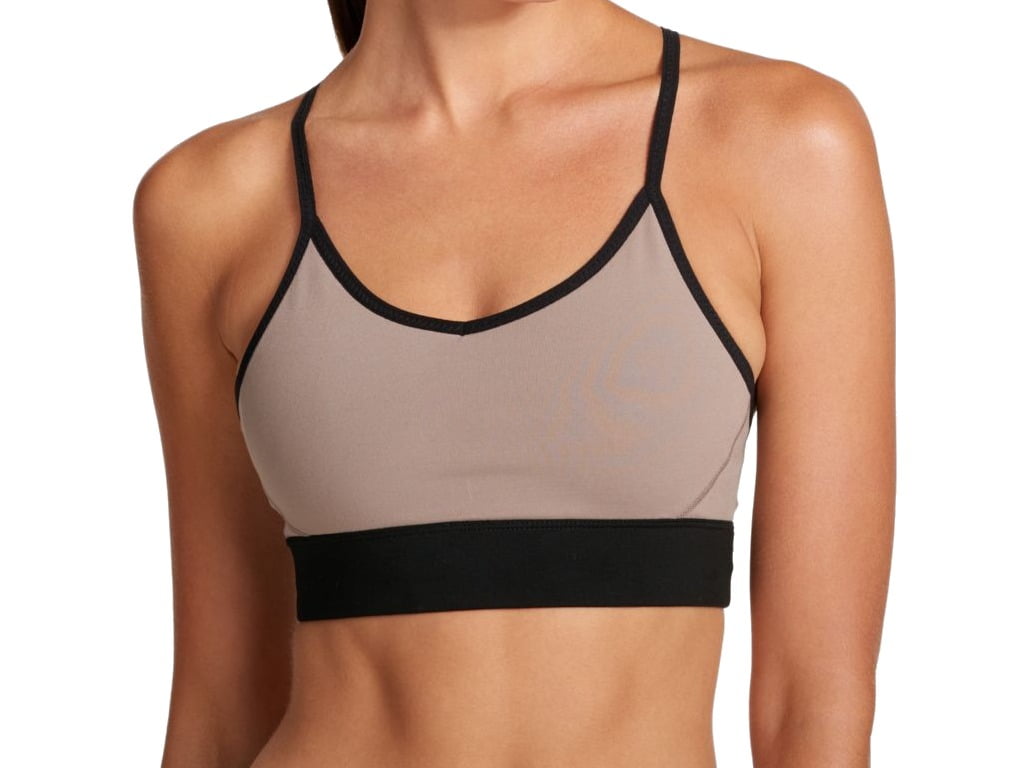 DKNY NEW Gray Coolburst Women's Size XS Low-Impact Mesh-Back Sports Bra
