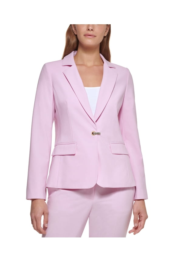 Petite Logo Clasp Jacket Pink Lavender 8P