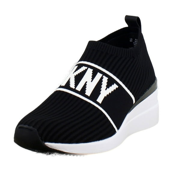 DKNY Phebe Women's Fashion Sneakers Black/White Size 10 M