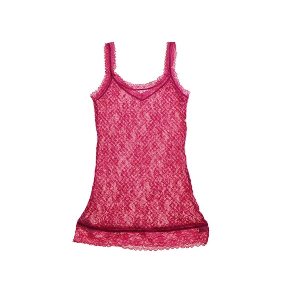 DKNY Pink Signature Geo-Print Lace Camisole S