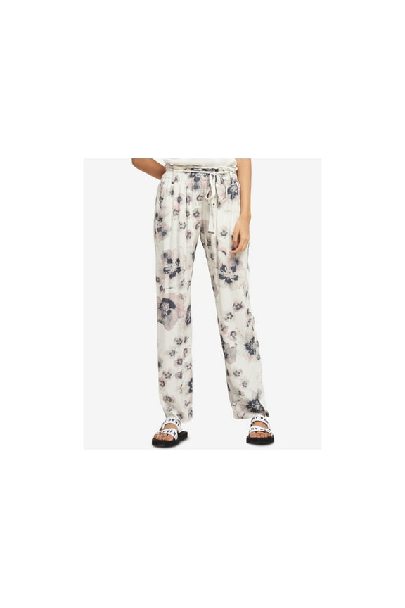 Printed Pull On Pants Ivory Print XS