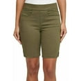 thumbnail image 1 of DKNY Pull-On Bermuda Shorts, Olive Small, ( Women's), 1 of 2