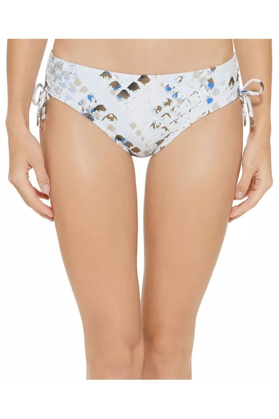 SPLASH MULTI Snake-Printed Side-Tie Bikini Swim Bottom, US Small
