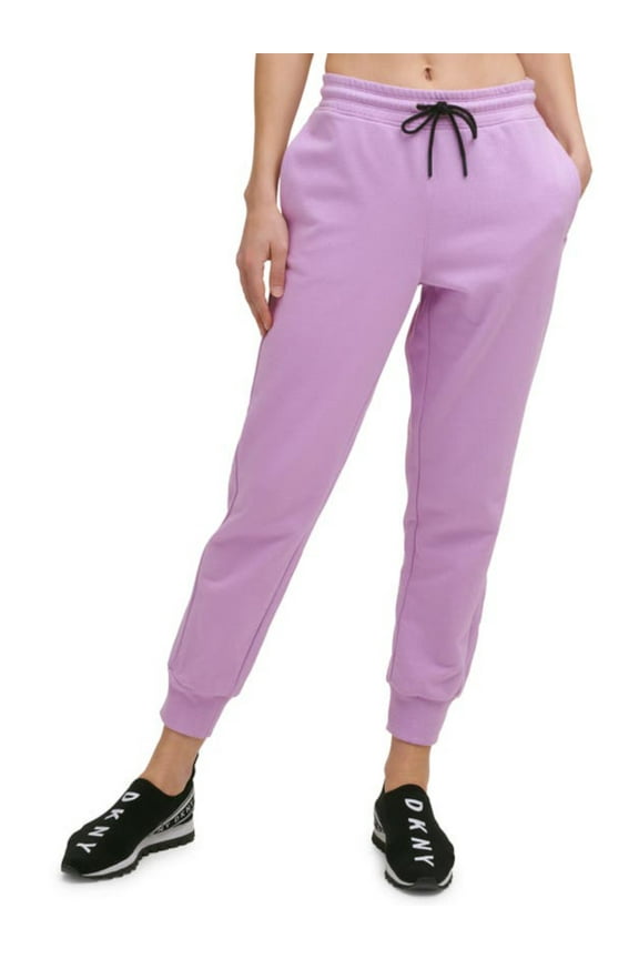 SPORT Womens Purple Fleece Pocketed Drawstring Waist Joggers Pants XL