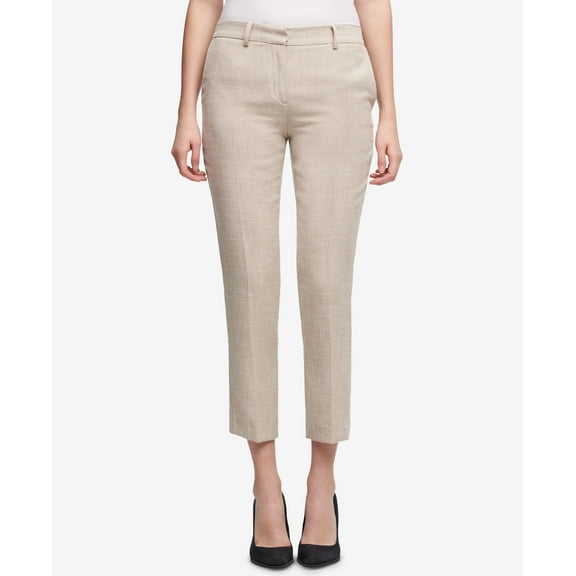 DKNY Skinny Ankle Pants Womens pants MSRP $129 Beige 14