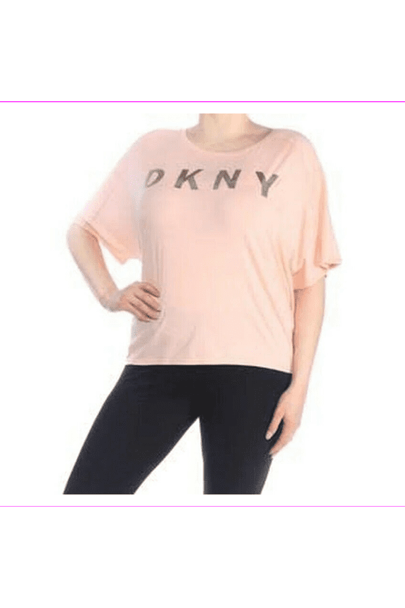 Sleeveless Relaxed Logo T-Shirt in Pink, Green, Medium