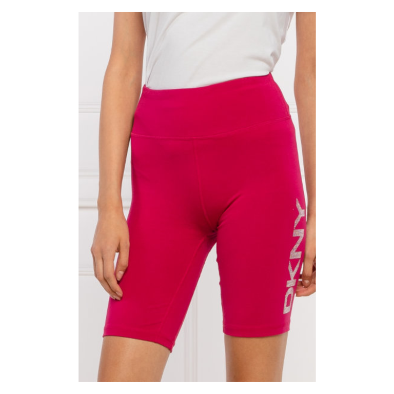 DKNY Sport Cycling shorts RHINESTONE Slim Fit Pink XS