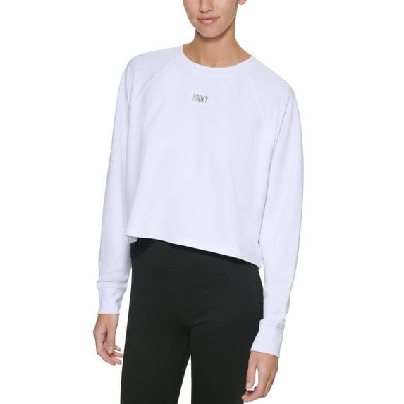 DKNY Sport Lightweight Super Soft Pullover White L