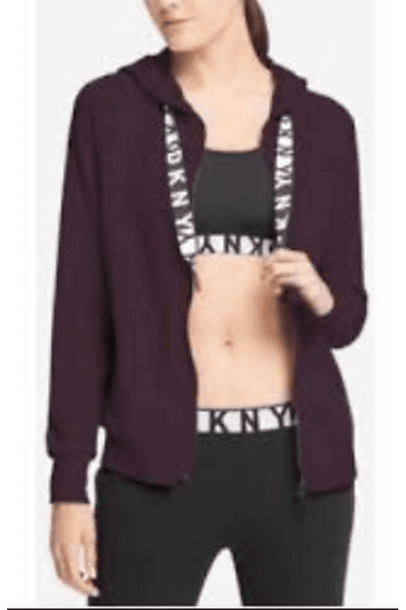 Sport Logo Zip Hoodie, Size XS
