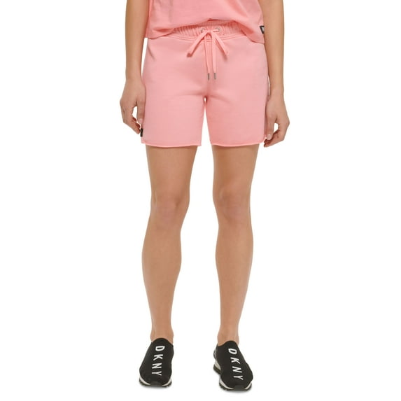 DKNY Sport Rhinestone Outline Logo Shorts Watermelon XL