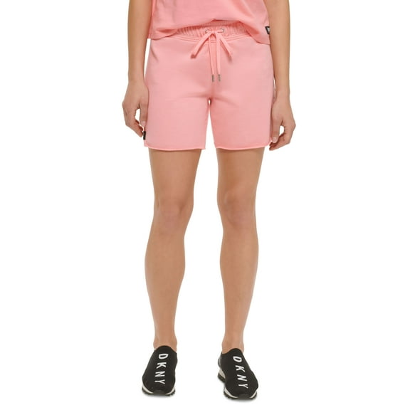 DKNY Sport Rhinestone Outline Logo Shorts Watermelon XL