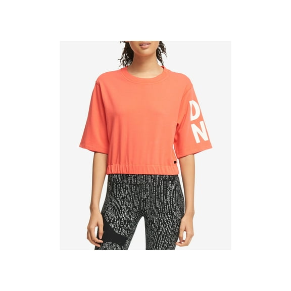 DKNY Sport Short Sleeve Graphic Sweatshirt Atomic Red M