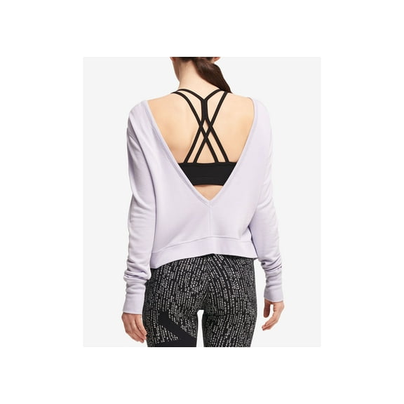 DKNY Sport V Back Sweatshirt Cosmic Sky S
