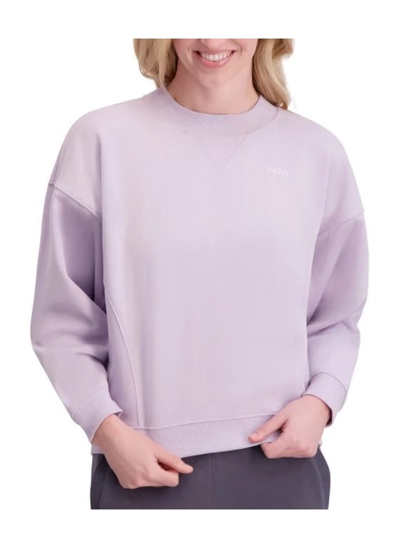 Sport Women's Logo Fleece Crewneck - Purple - Small