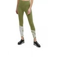 thumbnail image 1 of DKNY Sport Women's Tie-Dyed-Hem 7/8 Leggings Green Size Small, 1 of 3