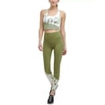 thumbnail image 1 of DKNY Sport Women's Tie-Dyed-Hem 7/8 Leggings Green Size XS MSRP $60, 1 of 2