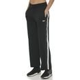 thumbnail image 1 of DKNY Sport Womens High Rise Side Stripe Drawstring Pants Black XL, 1 of 4