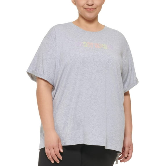 DKNY Sport Womens Plus Running Yoga Shirts & Tops