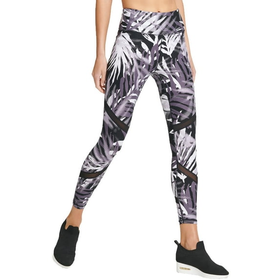 DKNY Sport Womens Running Fitness Athletic Leggings