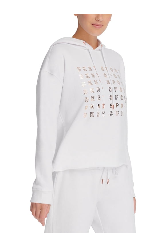 Sport Womens Sweatshirt Fitness Hoodie White XL