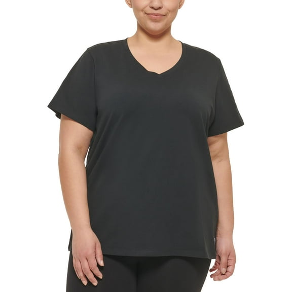 DKNY Sport Womens Wicking Stretch Workout Pullover Top