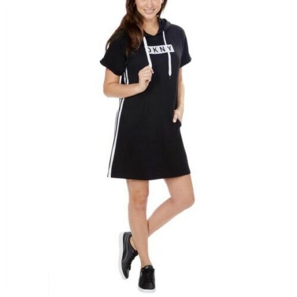 DKNY Sport Hoodie Clothing: Logo Embellished, Hooded Sneaker Dress